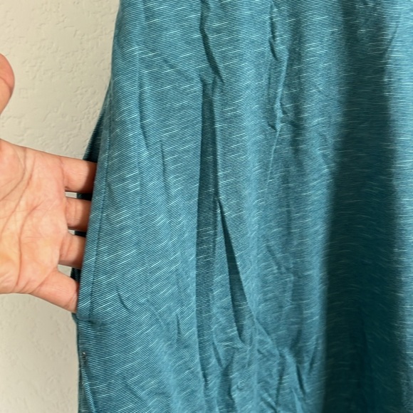 Toad&Co Cue Wrap Sleeveless Dress In Hydro Color . Size Large - Picture 5 of 11